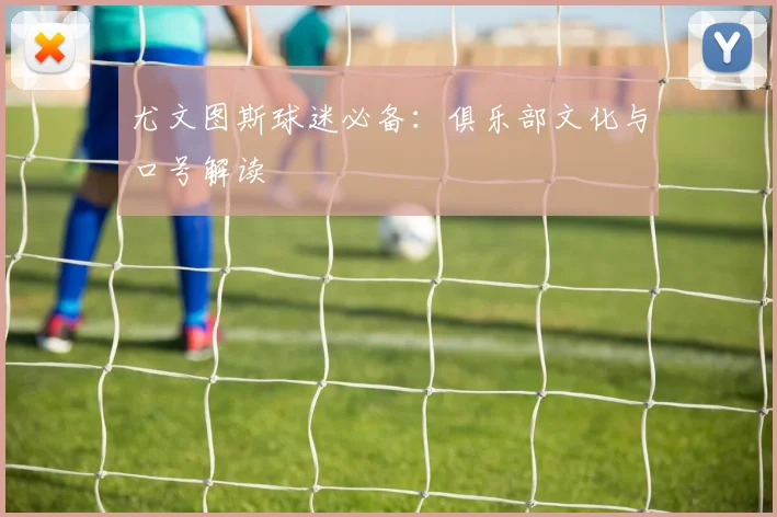 尤文图斯球迷必备：俱乐部文化与口号解读